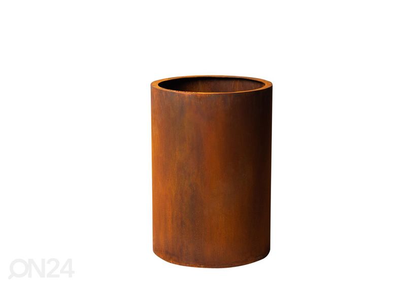 Lillepott Cor-Ten terasest Meri suurendatud