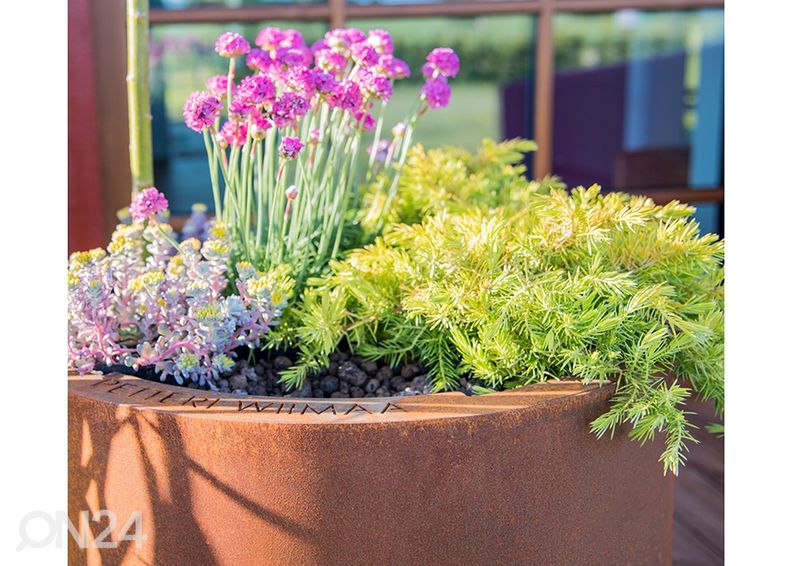 Lillepott Corten terasest-Myy suurendatud