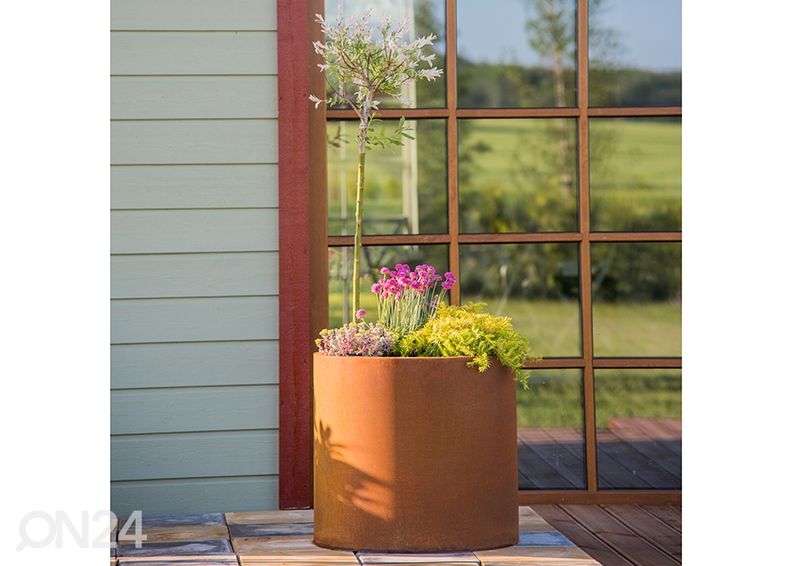 Lillepott Corten terasest-Myy suurendatud