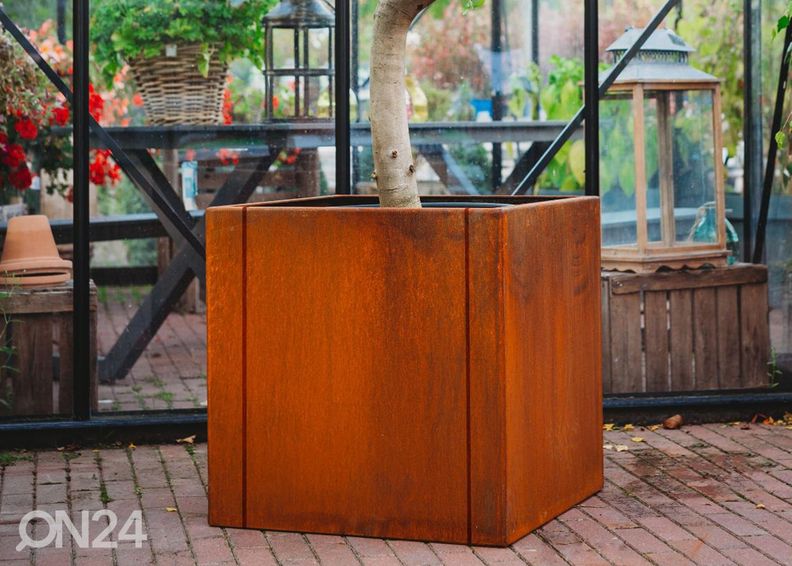 Lillepottide komplekt Cor-Ten terasest Clara Large suurendatud