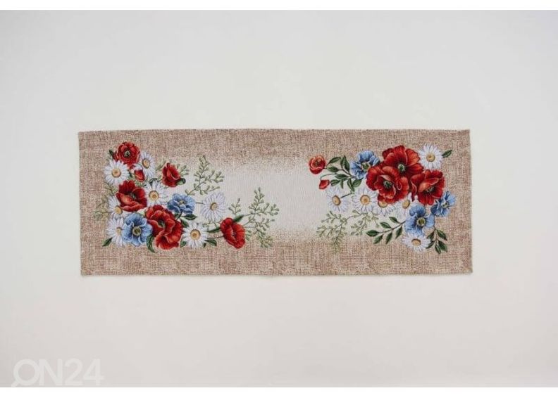 Linik gobeläänkangast Fleur 36x100 cm suurendatud