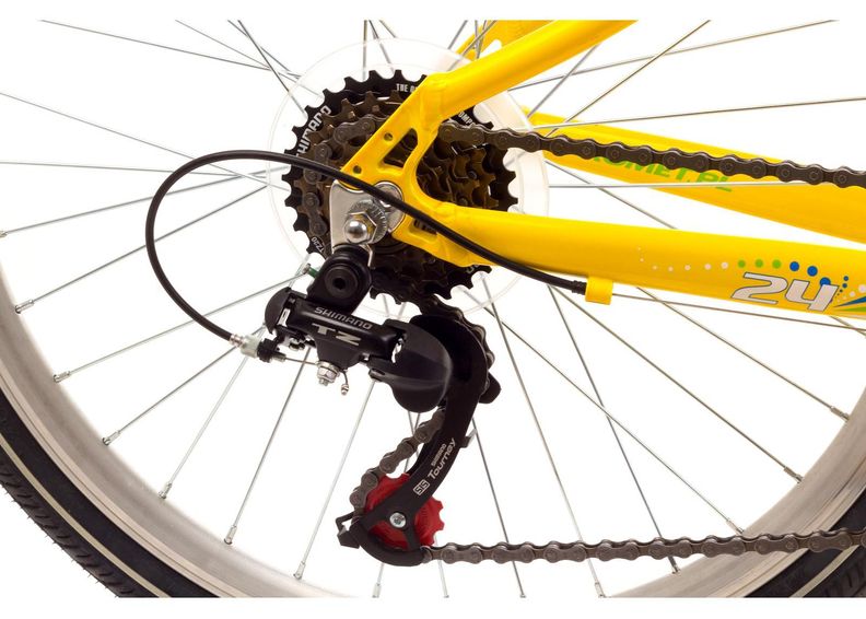 Linnajalgratas tüdrukutele 13 S ROMET BASIA 24 kollane suurendatud