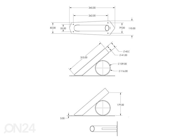 Lipuvarda hoidja suurendatud