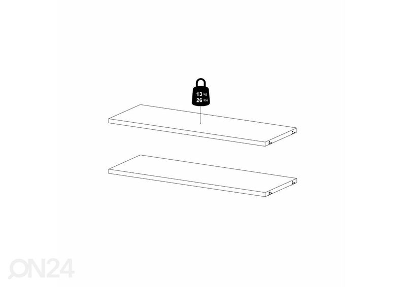 Lisariiulite komplekt Basic suurendatud
