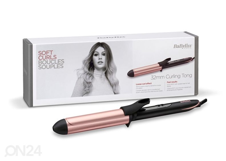 Lokitangid Babyliss, kvarts-keraamiline kate, 32 mm suurendatud