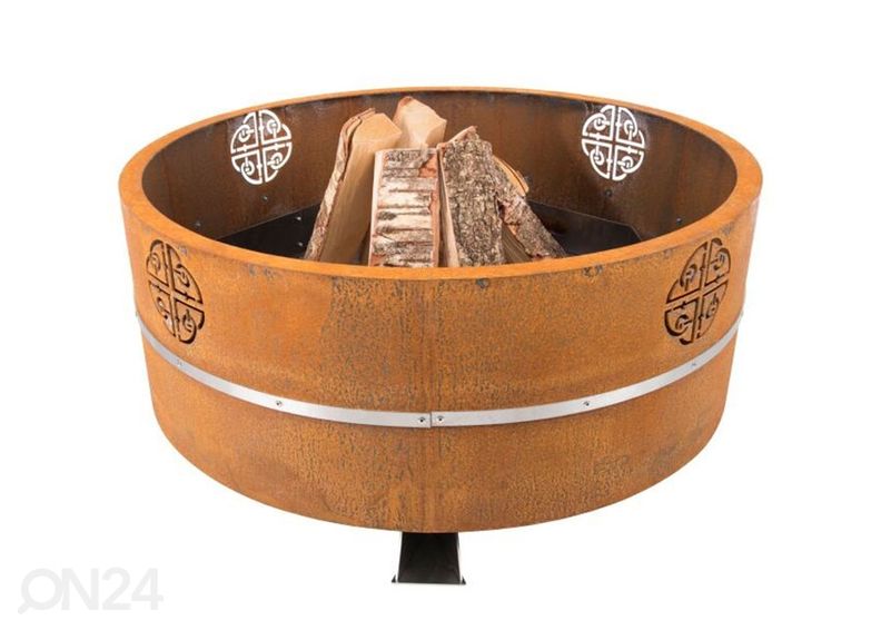 Lõkkealus Cor-Ten terasest GrillSymbol Lucas suurendatud