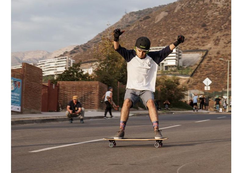 Longboard Indigo 37 Tempish suurendatud