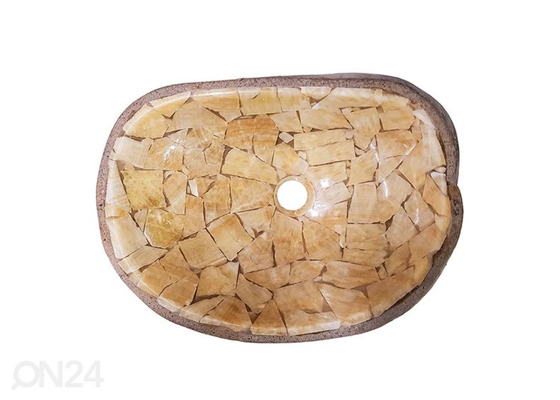 Looduskivist valamu suurendatud