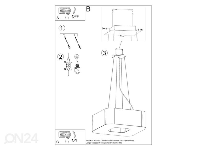 Lühter Urano 60 suurendatud