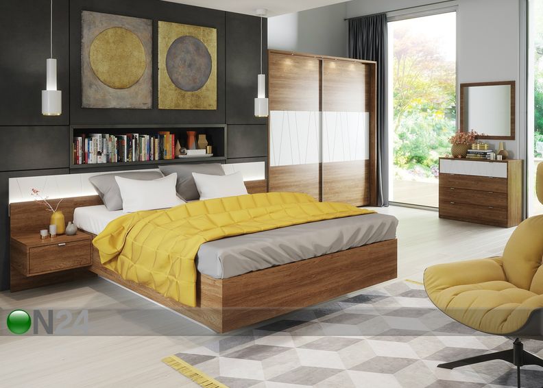 Lükandustega riidekapp suurendatud