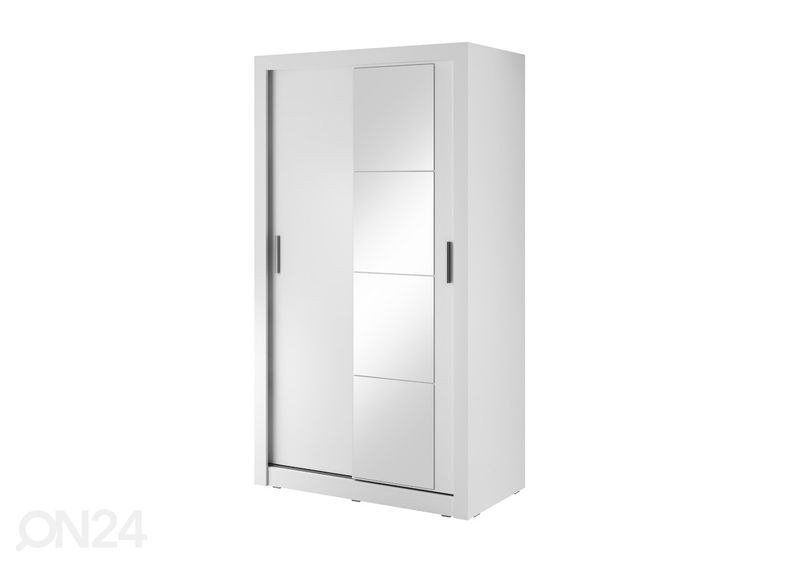 Lükandustega riidekapp 120 cm suurendatud