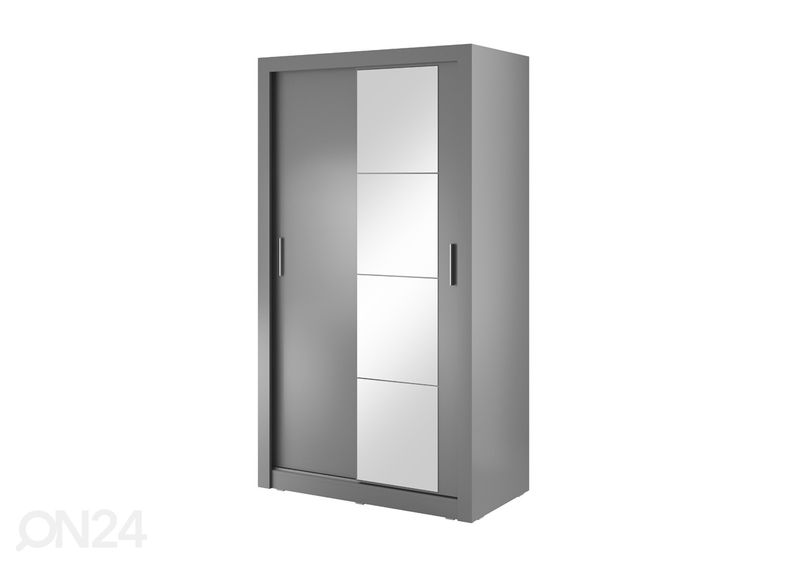 Lükandustega riidekapp 120 cm suurendatud