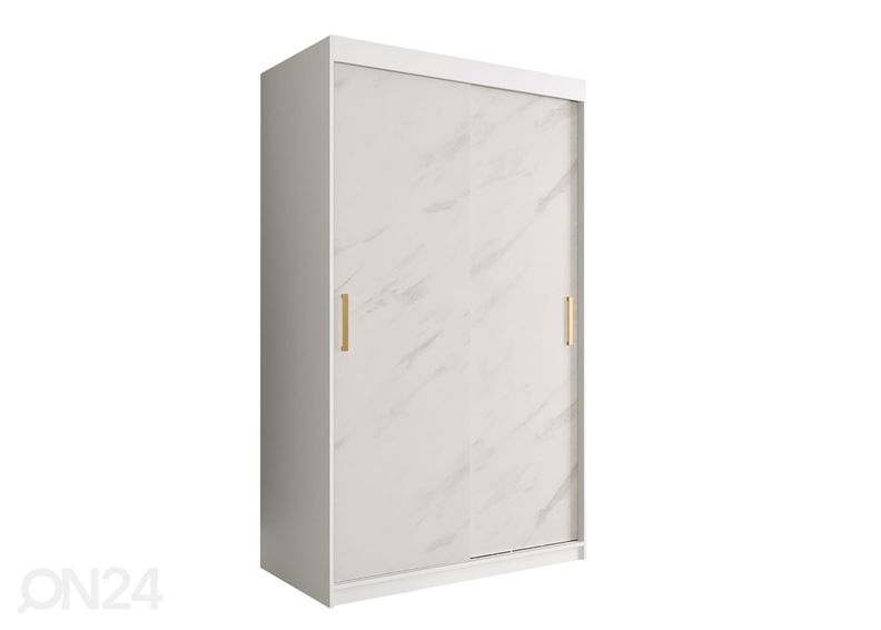 Lükandustega riidekapp 120 cm suurendatud