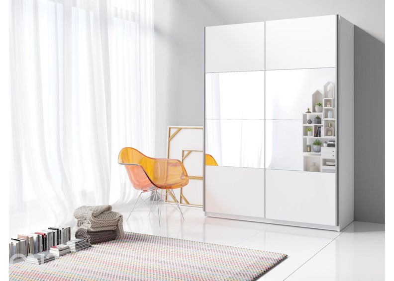 Lükandustega riidekapp 120 cm suurendatud