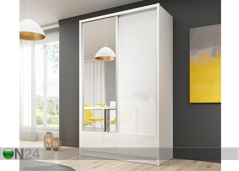 Lükandustega riidekapp 130 cm suurendatud