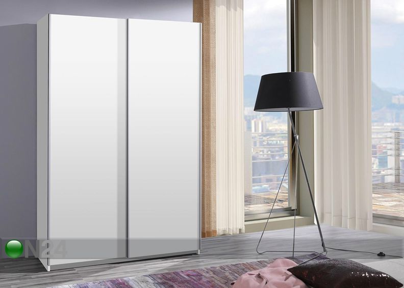 Lükandustega riidekapp 135 cm suurendatud