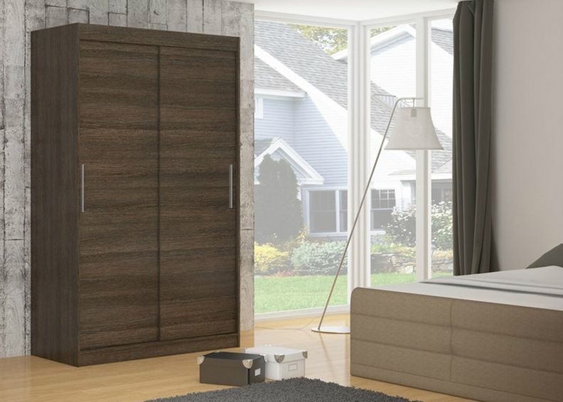 Lükandustega riidekapp 150 cm suurendatud