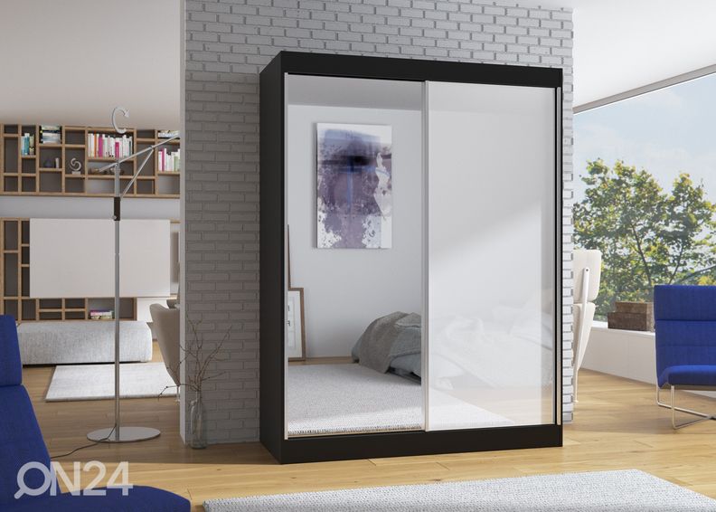 Lükandustega riidekapp 150 cm suurendatud