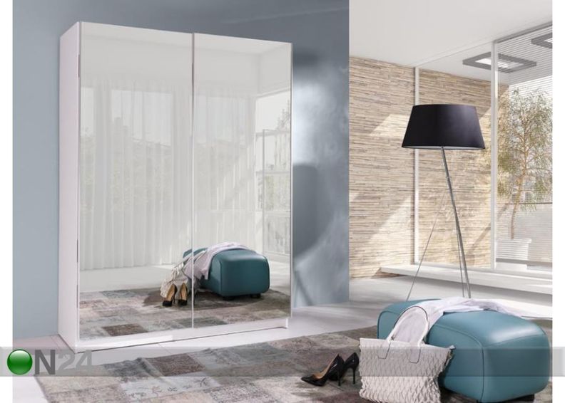 Lükandustega riidekapp 150 cm suurendatud