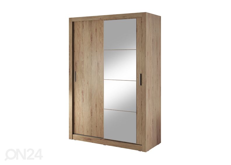 Lükandustega riidekapp 150 cm suurendatud