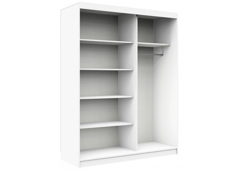 Lükandustega riidekapp 150 cm suurendatud