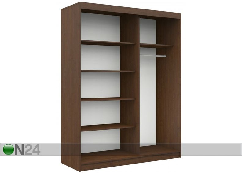 Lükandustega riidekapp 150 cm suurendatud