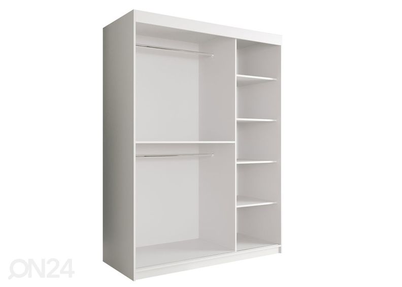 Lükandustega riidekapp 150 cm suurendatud