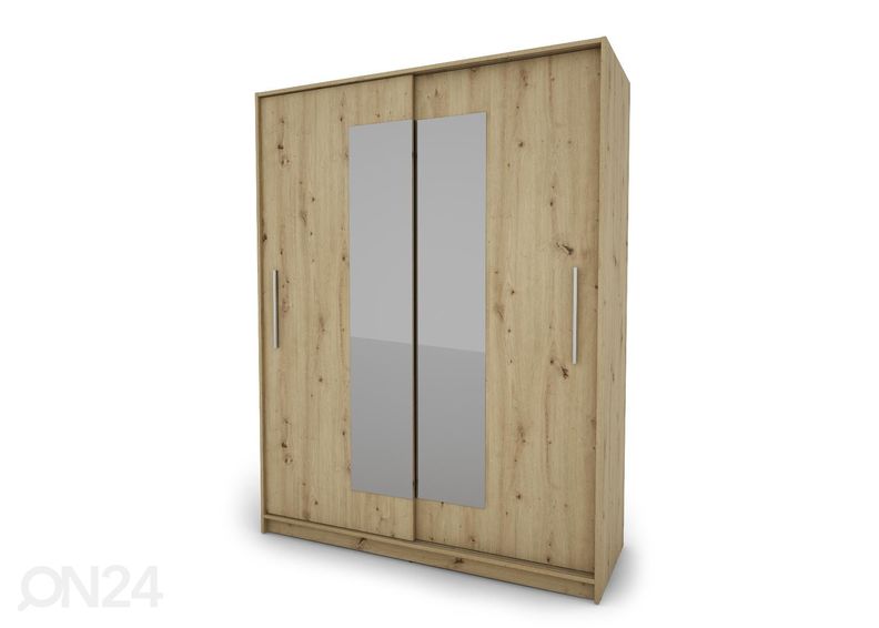 Lükandustega riidekapp 150 cm suurendatud