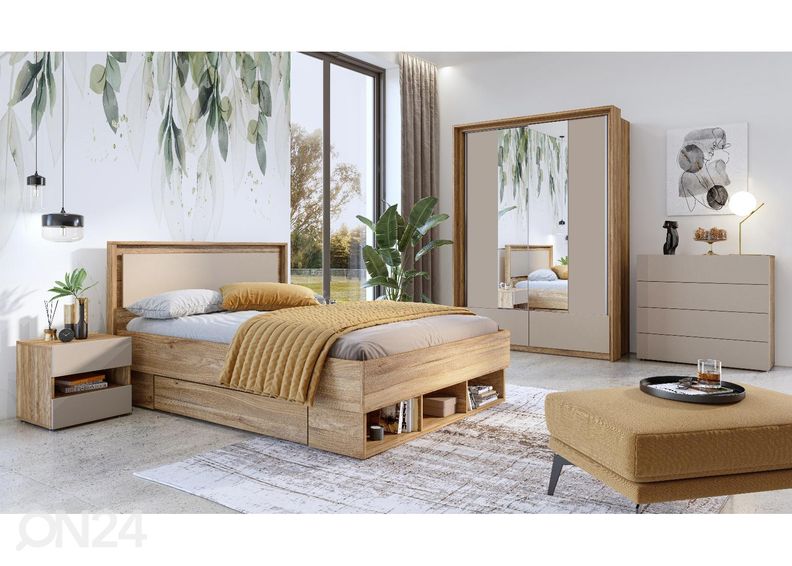 Lükandustega riidekapp 159 cm suurendatud