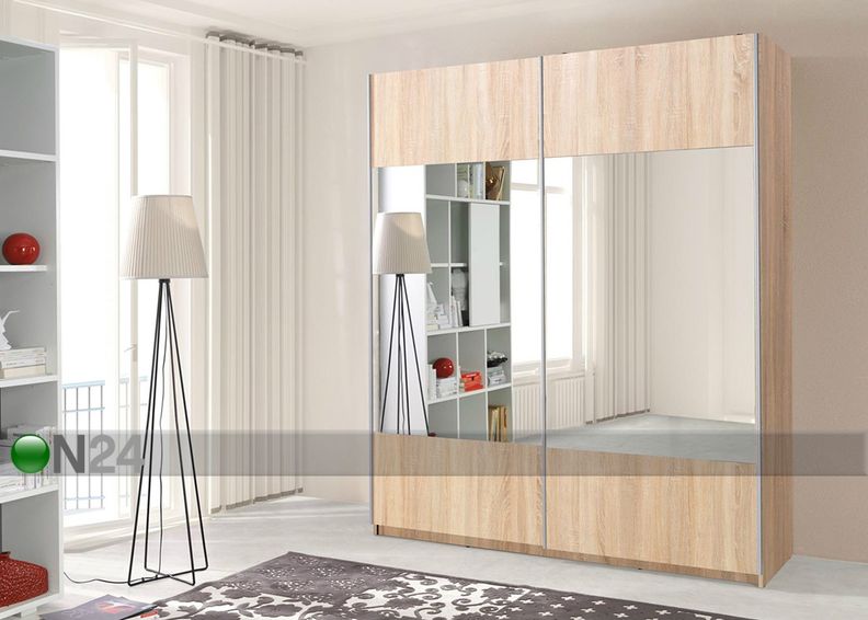 Lükandustega riidekapp 175 cm suurendatud