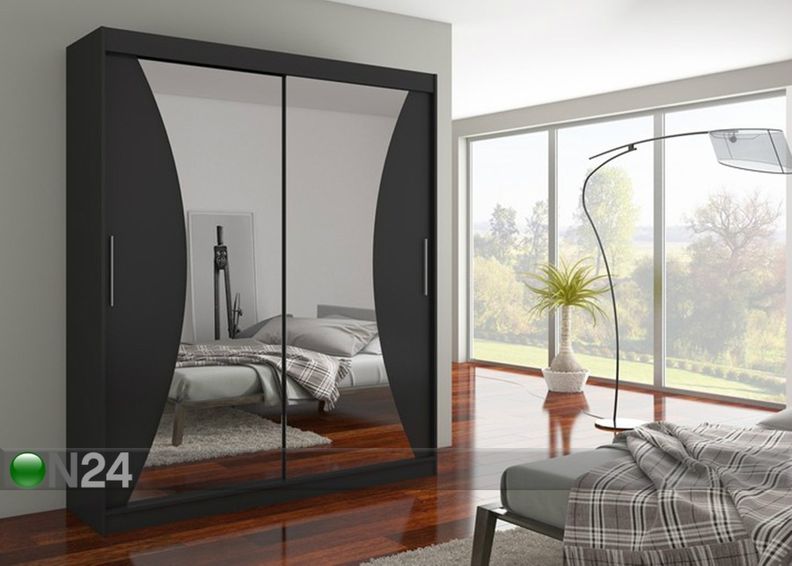 Lükandustega riidekapp 180 cm suurendatud