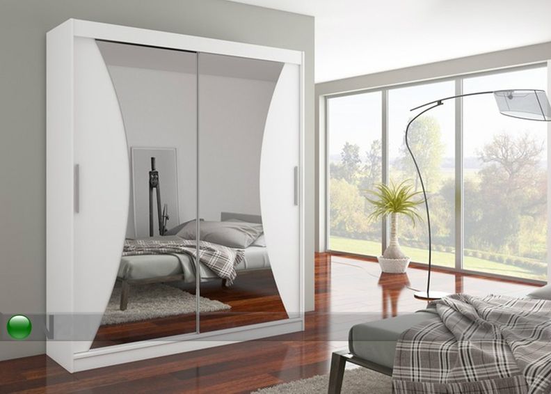 Lükandustega riidekapp 180 cm suurendatud