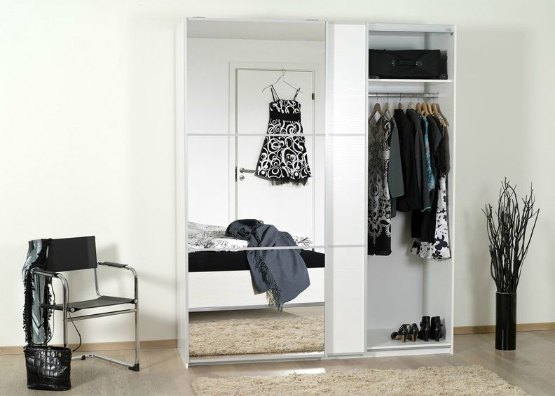 Lükandustega riidekapp 180 cm suurendatud