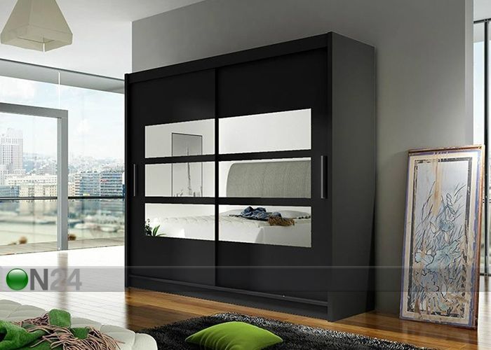 Lükandustega riidekapp 180 cm suurendatud