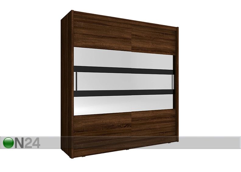 Lükandustega riidekapp 180 cm suurendatud