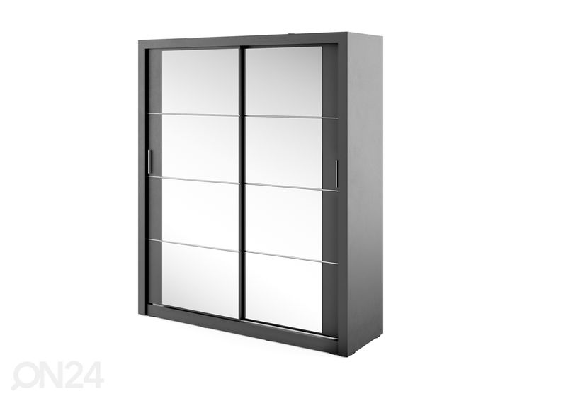 Lükandustega riidekapp 180 cm suurendatud