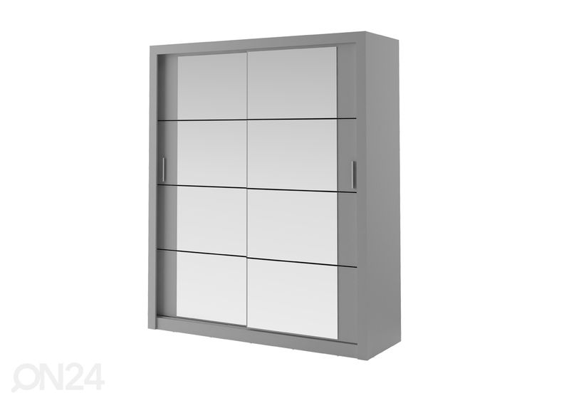 Lükandustega riidekapp 180 cm suurendatud