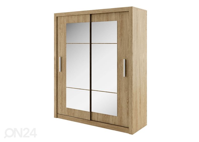 Lükandustega riidekapp 180 cm suurendatud