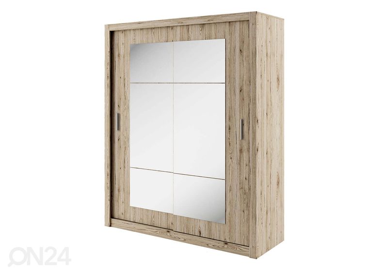 Lükandustega riidekapp 180 cm suurendatud