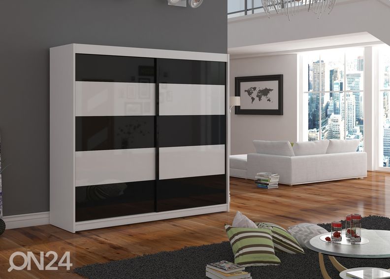 Lükandustega riidekapp 180 cm suurendatud