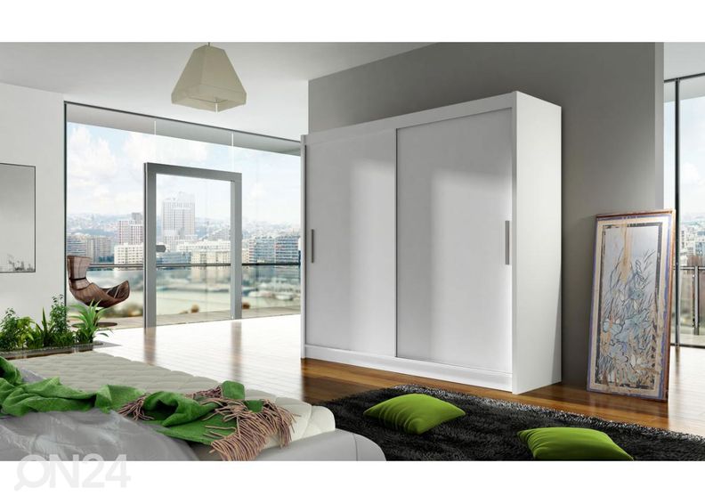 Lükandustega riidekapp 180 cm suurendatud