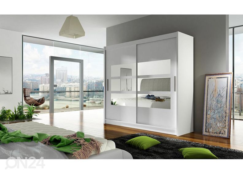 Lükandustega riidekapp 180 cm suurendatud