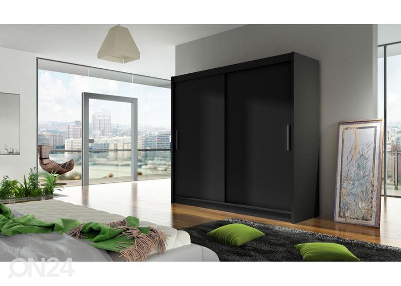 Lükandustega riidekapp 180 cm suurendatud