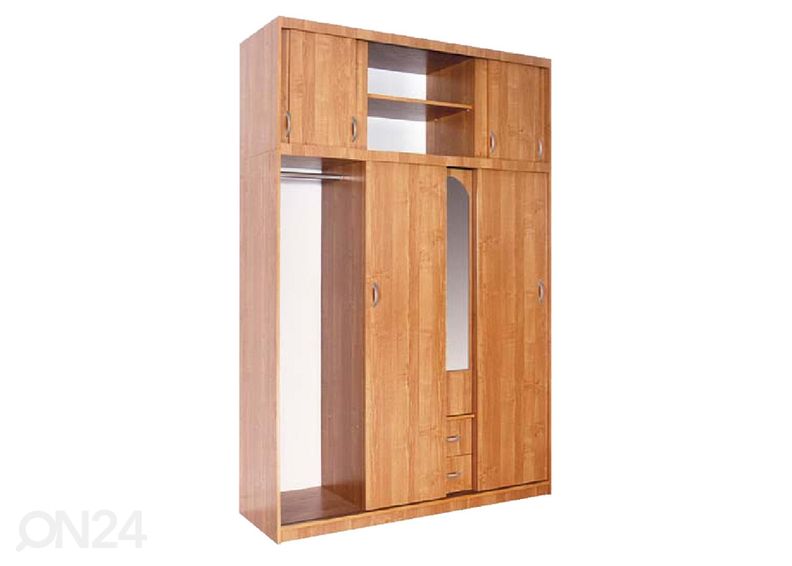 Lükandustega riidekapp 180 cm suurendatud