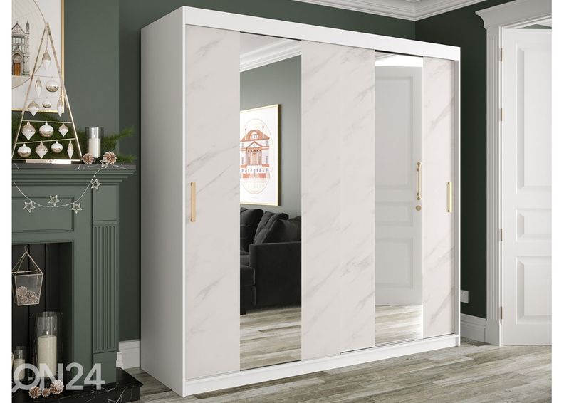 Lükandustega riidekapp 200 cm suurendatud