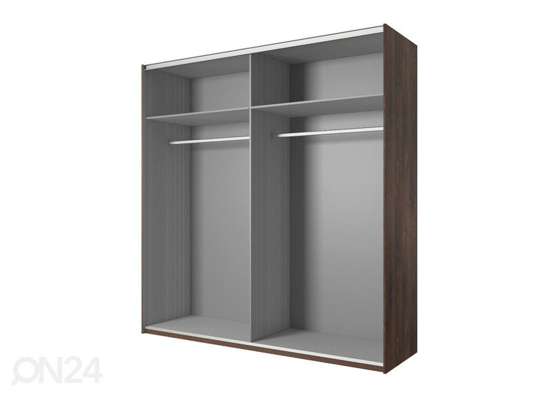 Lükandustega riidekapp 200 cm suurendatud