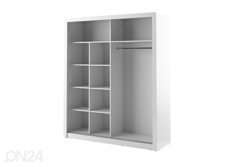 Lükandustega riidekapp 203 cm suurendatud