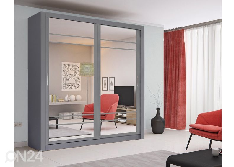 Lükandustega riidekapp 203 cm suurendatud