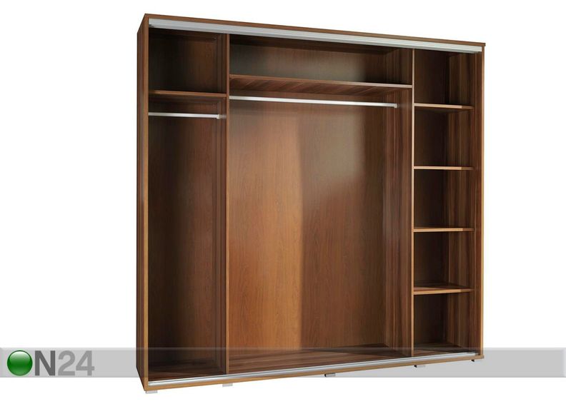 Lükandustega riidekapp 205 cm suurendatud