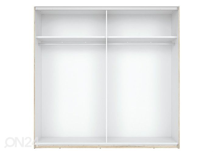 Lükandustega riidekapp 215 cm suurendatud